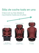 Bebeconfort RevolveFix 360 i-Size autósülés, 360°-ban forgatható, 0–12 év, 40–150 cm, ISOFIX gyerekülés, bordó szìnű OUTLET termék
