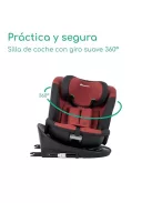 Bebeconfort RevolveFix 360 i-Size autósülés, 360°-ban forgatható, 0–12 év, 40–150 cm, ISOFIX gyerekülés, bordó szìnű OUTLET termék