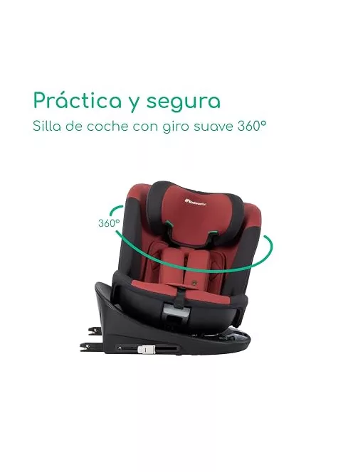Bebeconfort RevolveFix 360 i-Size autósülés, 360°-ban forgatható, 0–12 év, 40–150 cm, ISOFIX gyerekülés, bordó szìnű OUTLET termék
