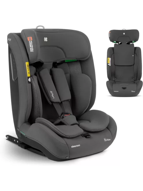 Kikkaboo I-Flit 76-150cm Isofix gyerekülés, fekete szìnű OUTLET termék