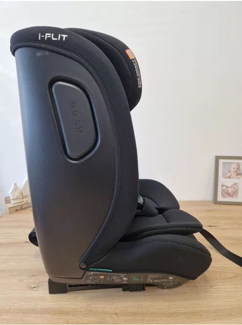 Kikkaboo I-Flit 76-150cm Isofix gyerekülés, fekete szìnű OUTLET termék