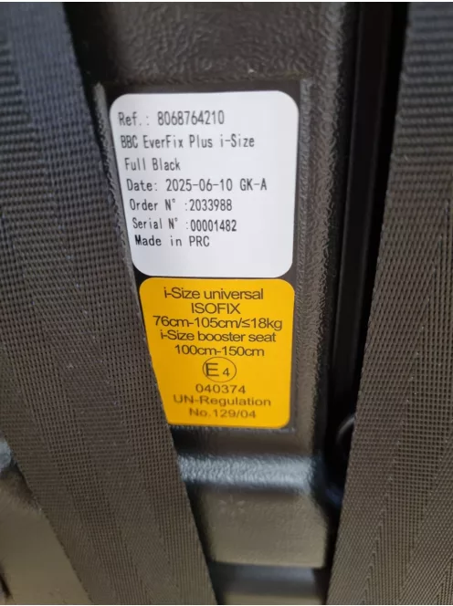 Bebeconfort EverFix Plus i-Size isofix, 76-150 cm OUTLET termék