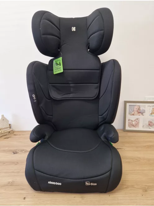 Kikkaboo I-Aid i-size 100-150cm gyerekülés, fekete szìnű OUTLET termék