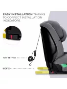 Kinderkraft Safety Fix 2 I-Size Isofix 76-150 cm Gyerekülés-szürke OUTLET termék