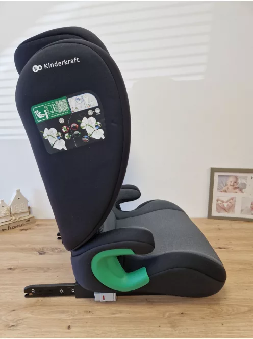 Kinderkraft JUNIOR FIX2 I-SIZE gyerekülés 15-36kg  sötétszürke színű OUTLET termék