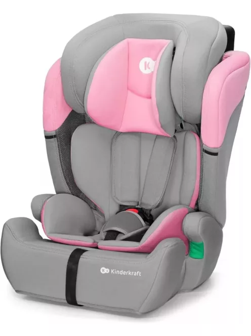Kinderkraft Comfort Up I-Size 76-150cm gyerekülés pink- szürke OUTLET termék