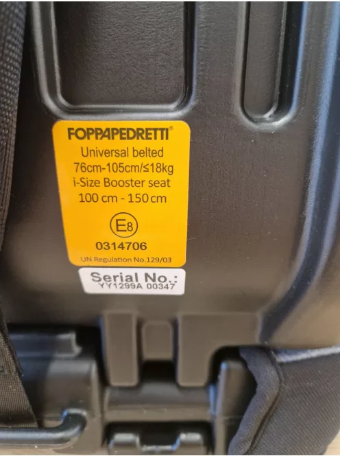 Foppapedretti babyroad i-size 76-150 cm OUTLET termék