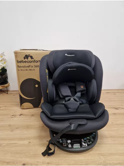 Bebeconfort RevolveFix 360°-ban forgatható, 0–12 év, 40–150 cm, ISOFIX gyerekülés, fekete OUTLET termék