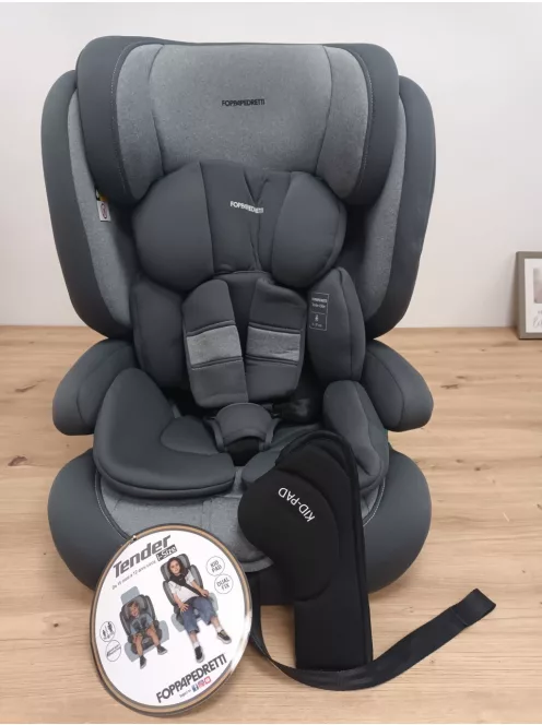 Foppapedretti Tender i-Size 76-150cm ISOFIX gyerekülés szürke OUTLET termék
