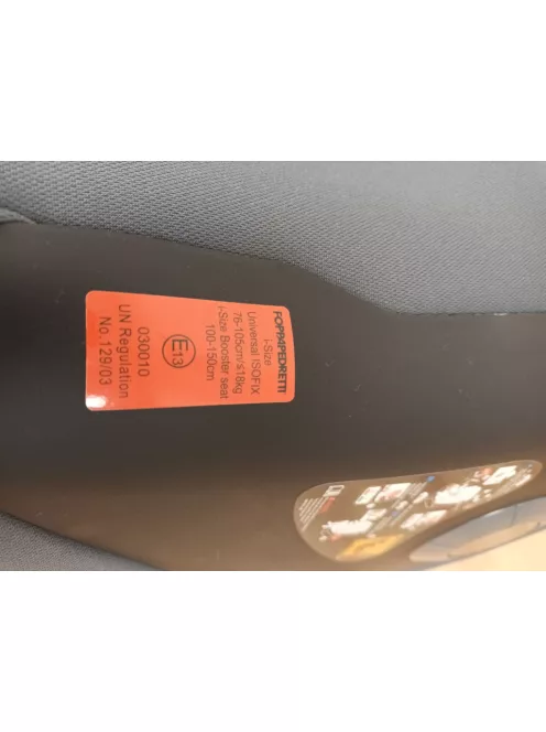 Foppapedretti Tender i-Size 76-150cm ISOFIX gyerekülés szürke OUTLET termék