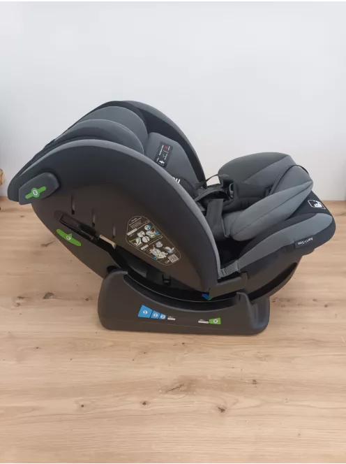 Lionelo Aart i-Size 40-150cm dönthető gyerekülés, fekete-szürke, OUTLET termék