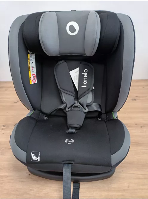 Lionelo Aart i-Size 40-150cm dönthető gyerekülés, fekete-szürke, OUTLET termék