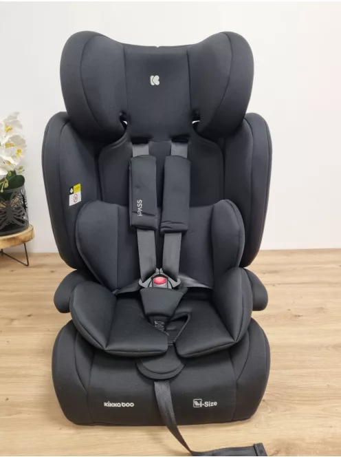 KikkaBoo i-Pass 76-150cm gyerekülés, fekete szìnű OUTLET termék