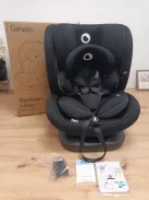 Lionelo Bastiaan i-Size 360 fokban forgatható, autósülés gyerekeknek, fekete OUTLET termék
