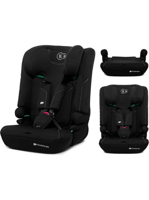 Kinderkraft I-Comfy i-Size 76-150cm gyerekülés, fekete OUTLET termék