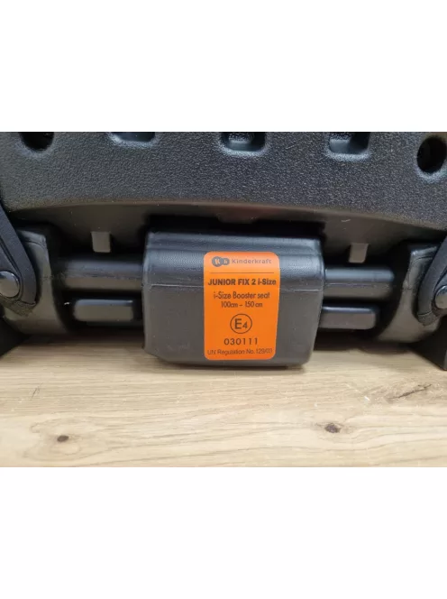 Kinderkraft Junior Fix2 I-SIZE Isofix Gyerekülés 100-150 cm szürke- fekete OUTLET termék