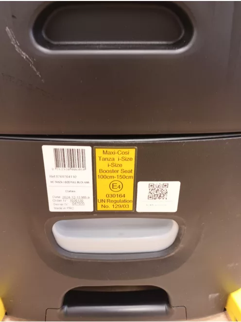 Maxi-Cosi Tanza i-Size Isofix gyerekülés, gyerekülés 100-150cm, G-CELL védelem, fekete OUTLET termék