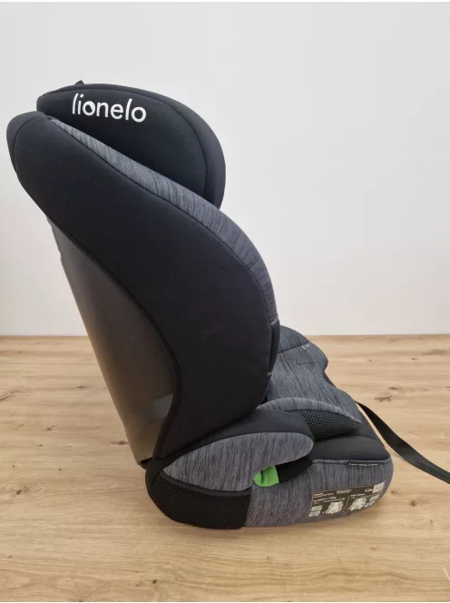 LIONELO Levi I-SIZE 76-150 cm autós gyerekülés szürke-fekete OUTLET termék