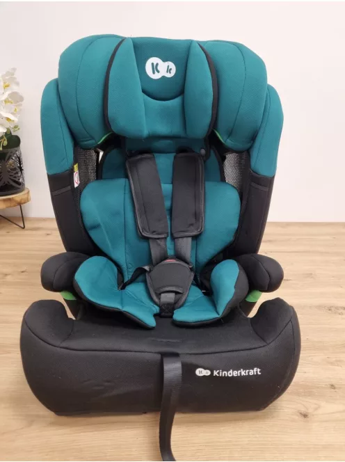 Kinderkraft COMFORT UP i-Size gyerekülés 76-150cm, zöld-fekete szìnű OUTLET termék