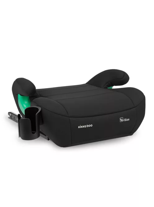 KikkaBoo I-Pop i-Size Isofix ülésmagasító pohártartóval -fekete OUTLET termék