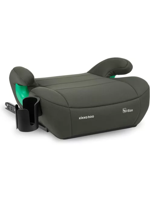 KikkaBoo I-Pop i-Size Isofix ülésmagasító pohártartóval -zöld OUTLET termék