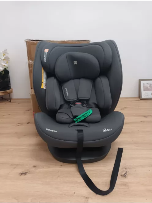 KikkaBoo autós gyerekülés 0-36 kg i-EXPLORE  i-Size, hátra- és előrenéző, fekvőfunkcióval, szürke szìnű OUTLET termék