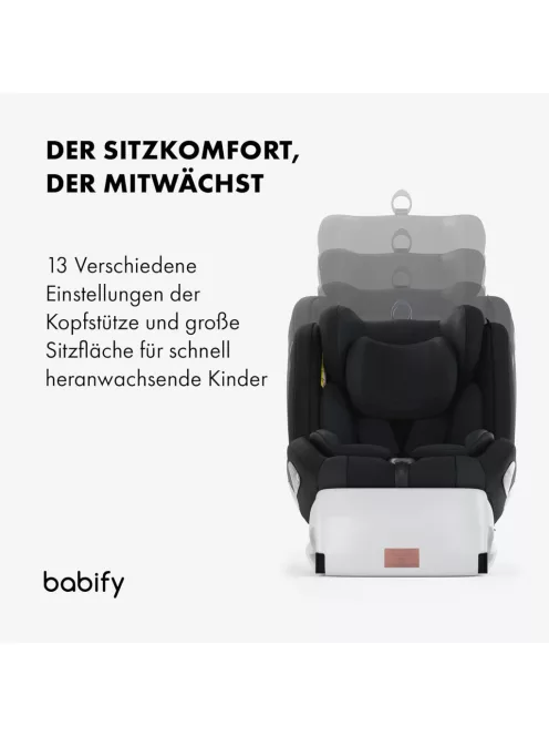 BABIFY Onboard 360° gyerekülés, i-Fix, 40-150 cm OUTLET termék