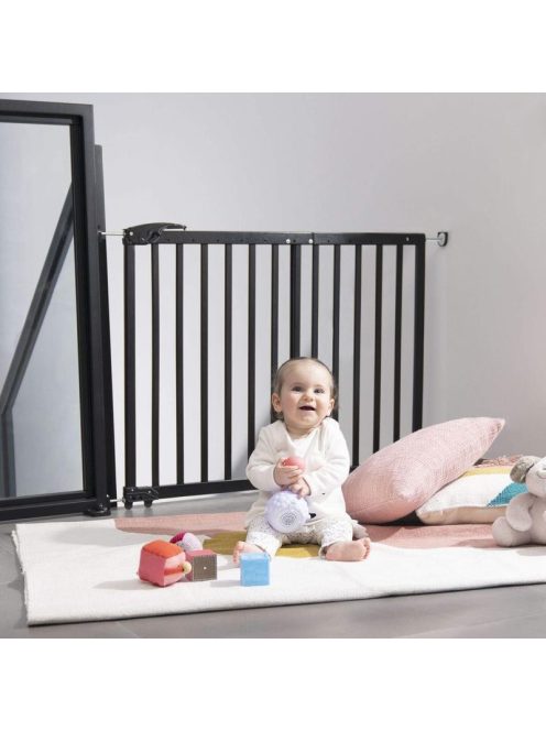 Badabulle ajtórács Deco Pop fa 63-106 cm fekete B025227