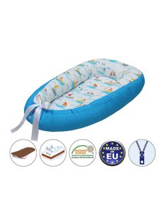 Scamp babafészek kókuszbetétes Blue Boats BF029