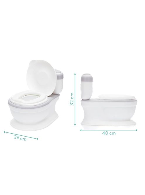 Fillikid mini WC gyerekeknek Marlin szürke/fehér BP047-07