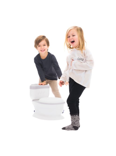 Fillikid mini WC gyerekeknek Marlin szürke/fehér BP047-07