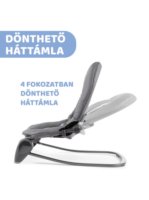 Hooplá 0-18 kg kétfunkciós pihenőszék Moon Grey