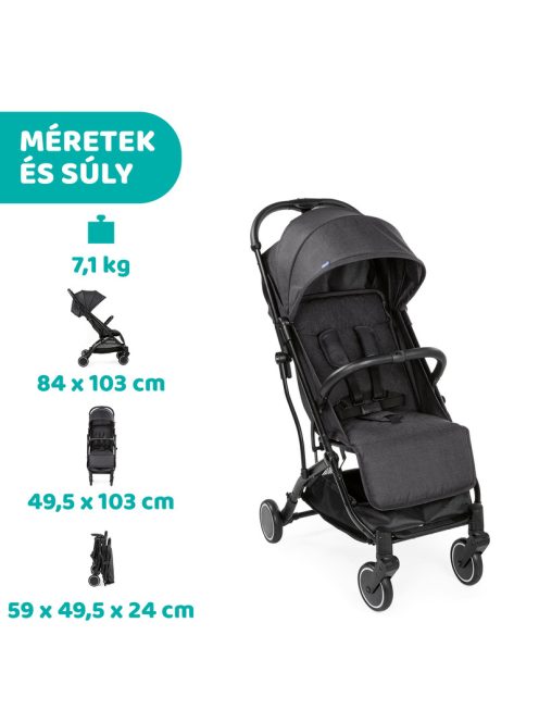 TROLLEYme babakocsi automata zárral 0-15 kg, 0-3 év