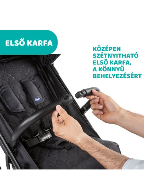 TROLLEYme babakocsi automata zárral 0-15 kg, 0-3 év