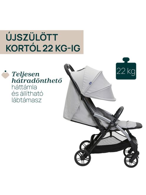 Goody XPlus babakocsi 22 kg-ig automata, egykezes összecsukással