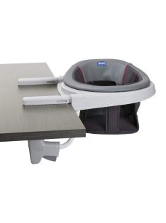 360° forgatható asztallapi etetőszék szürke