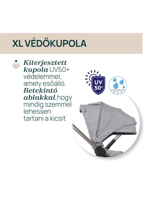 BELLAGIO Trio babakocsi önműködő záródással 22 kg-ig
