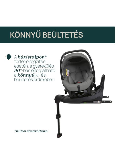 KORY PLUS I-Size 40-85 cm hordozó autósülés 0+ korcsoport