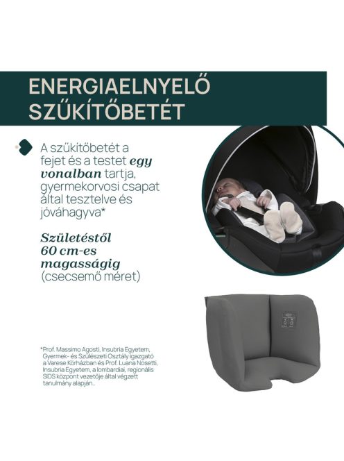 KORY PLUS I-Size 40-85 cm hordozó autósülés 0+ korcsoport