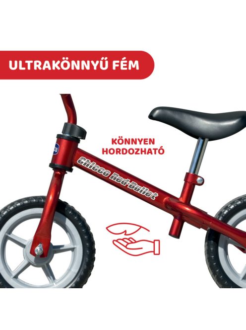 Futóbicikli Balance Bike Red Bullet 2-5 év