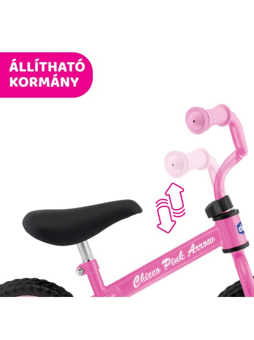 Futóbicikli Balance Bike Pink Arrow 2-5 év