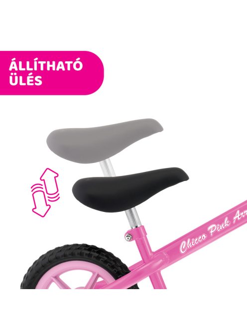 Futóbicikli Balance Bike Pink Arrow 2-5 év