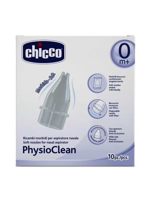 PhysioClean manuális szívósíphoz alkatrész  - 10 db csecsemő orrtisztítás