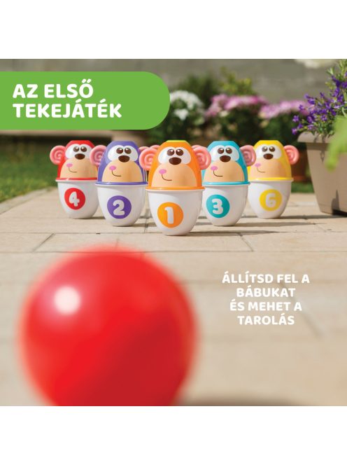 Monkey Strike - majmos bowling és építőjáték aktív sport és játék