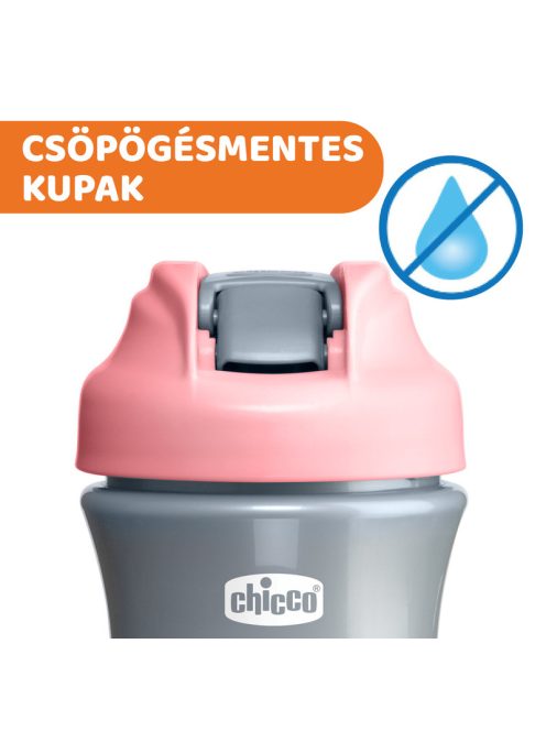 Kids Pop Up 350ml szívószálas kulacs 2év+ 0% BPA