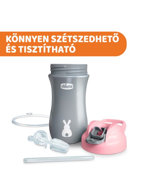 Kids Pop Up 350ml szívószálas kulacs 2év+ 0% BPA