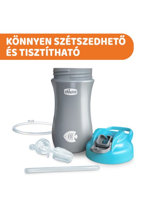 Kids Pop Up 350ml szívószálas kulacs 2év+ 0% BPA