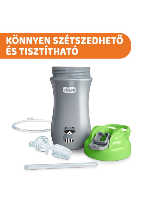 Kids Pop Up 350ml szívószálas kulacs 2év+ 0% BPA