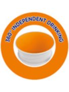 Perfect Cup 360° itatópohár 200 ml pohár peremű tanulópohár