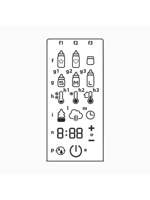 Cumisüveg-melegítő sterilizálóval elektromos